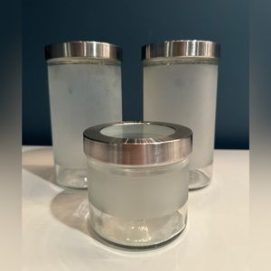 Trio Glass Containers